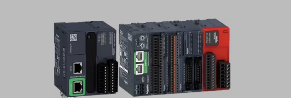 Schneider Electric PLC controller and I/O modules